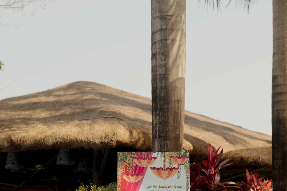 Haldi Welcome Signage