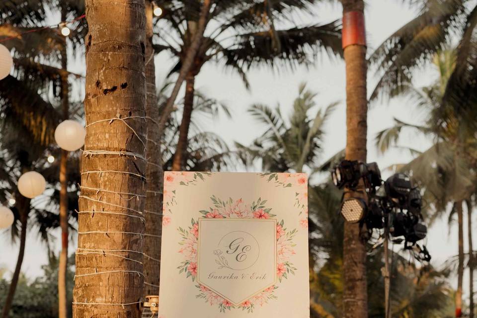 Wedding Welcome Signage