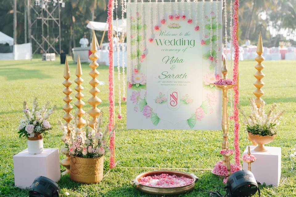 Wedding Welcome Signage