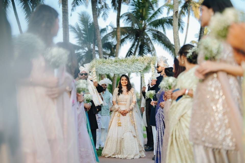 Bride's entry