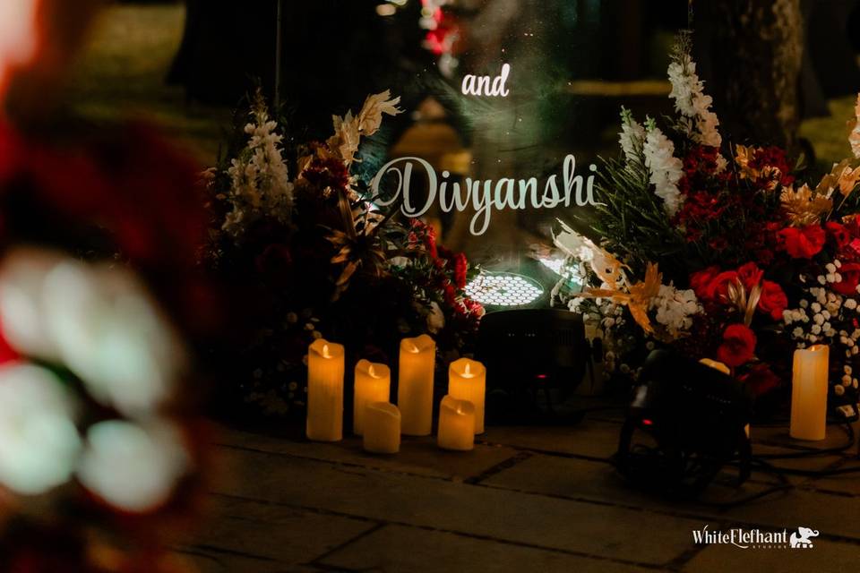 Sangeet Welcome Signage