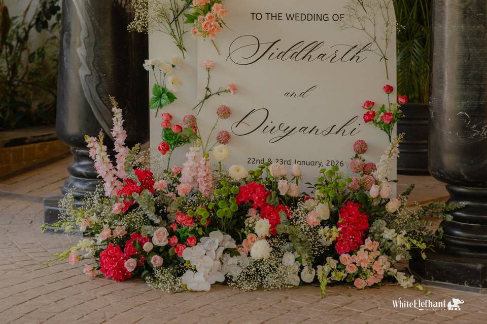 Wedding Welcome Signage