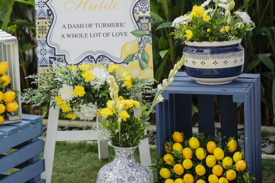 Haldi Welcome Signage