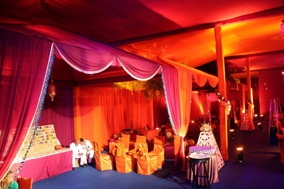 Bangles stall in the function