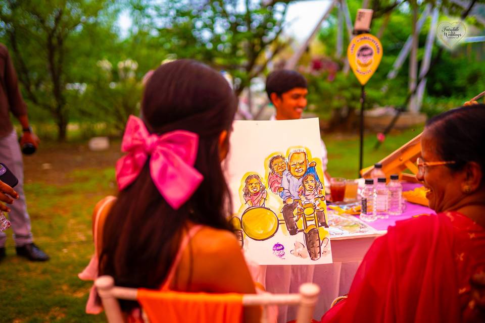 Live Carricature Art