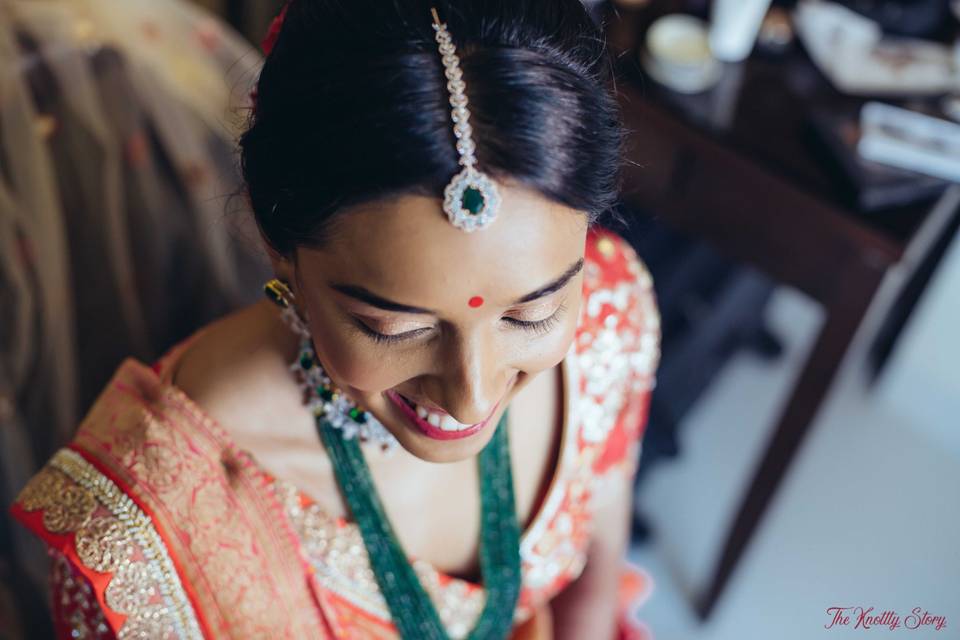 Bride Getting Ready