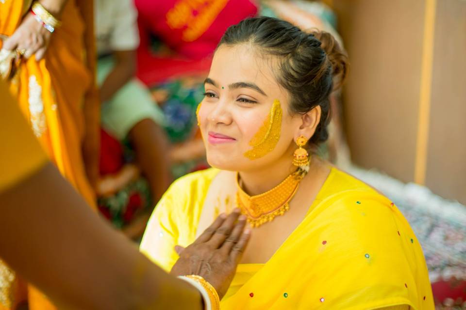 Bride Haldi