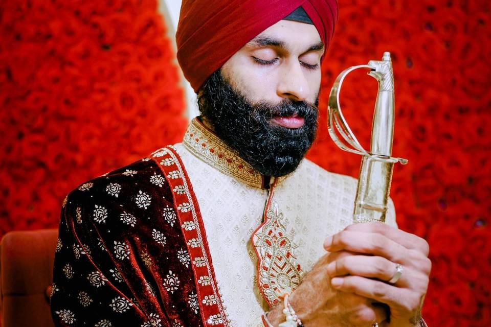 Sikh groom