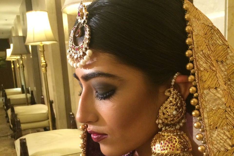 Bridal makeup