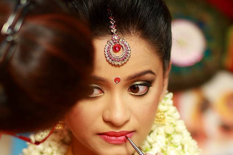 Bridal makeup and beauty