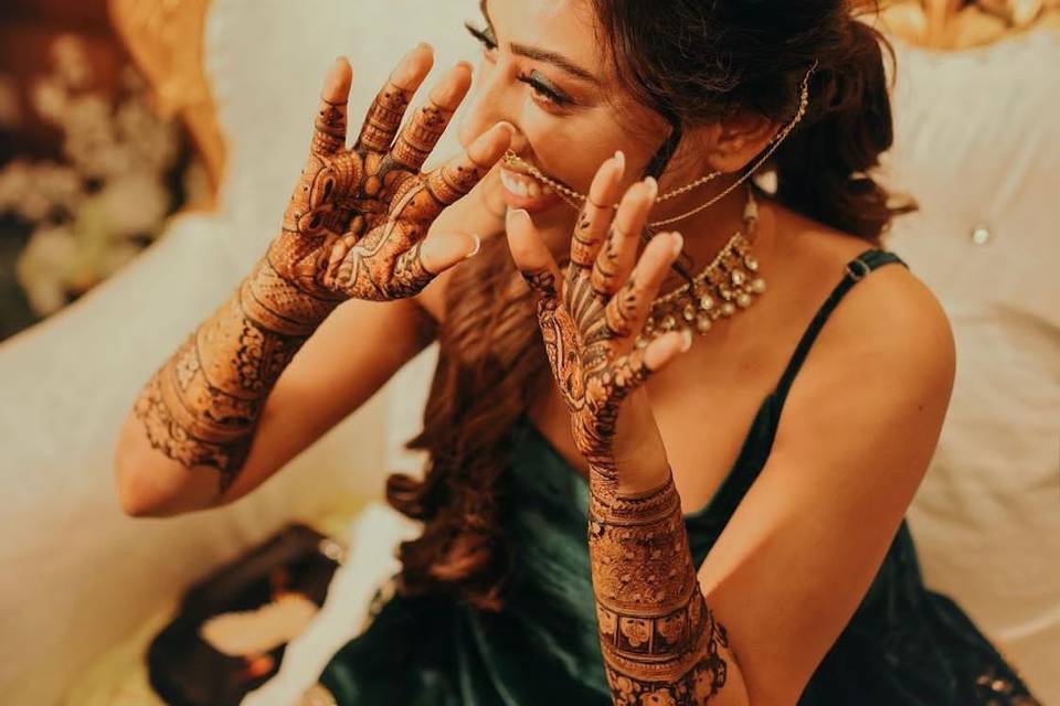 Mehandi look