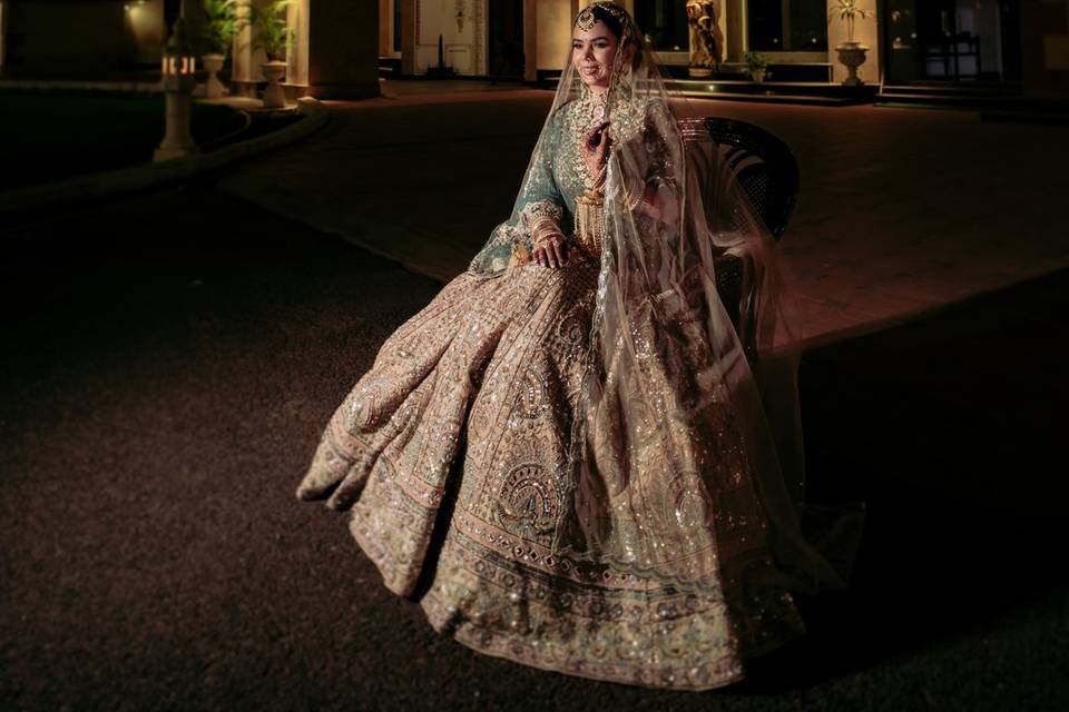 Bride shot
