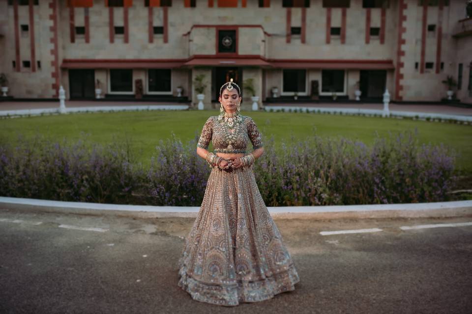 Bride shot