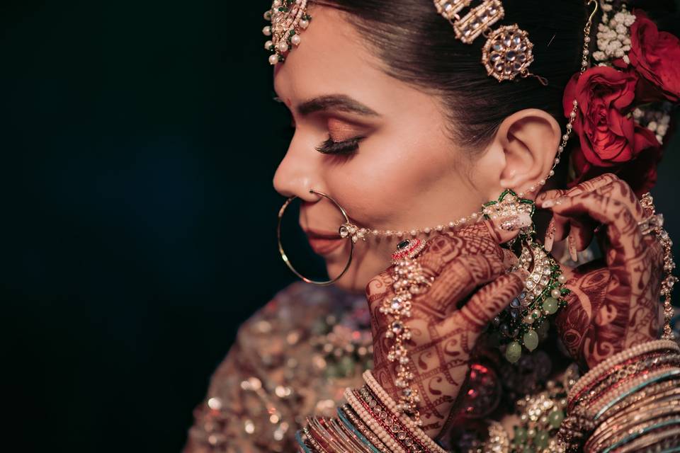 Bride shot