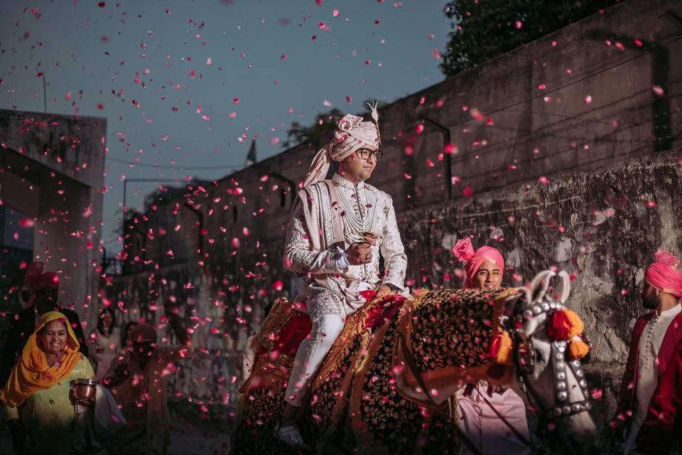 Groom shot
