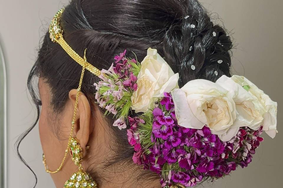 Bridal hair