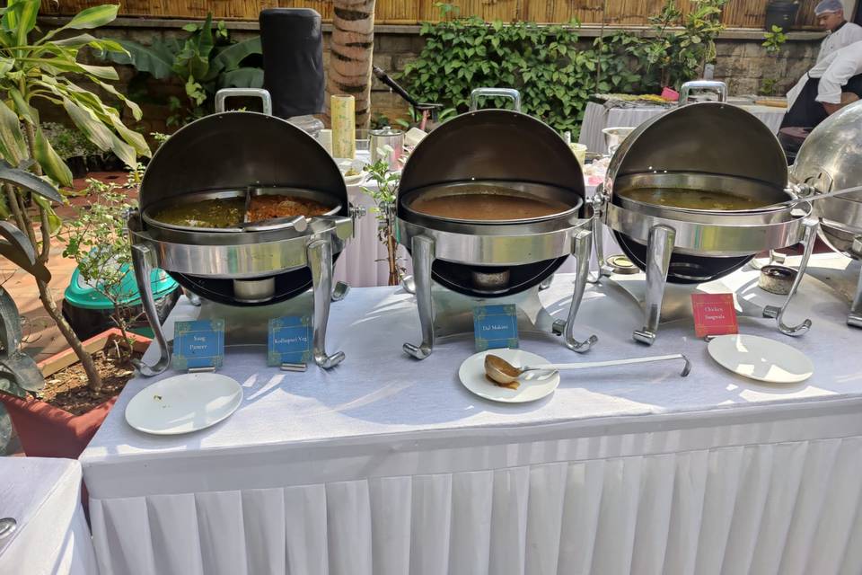 Catering setup