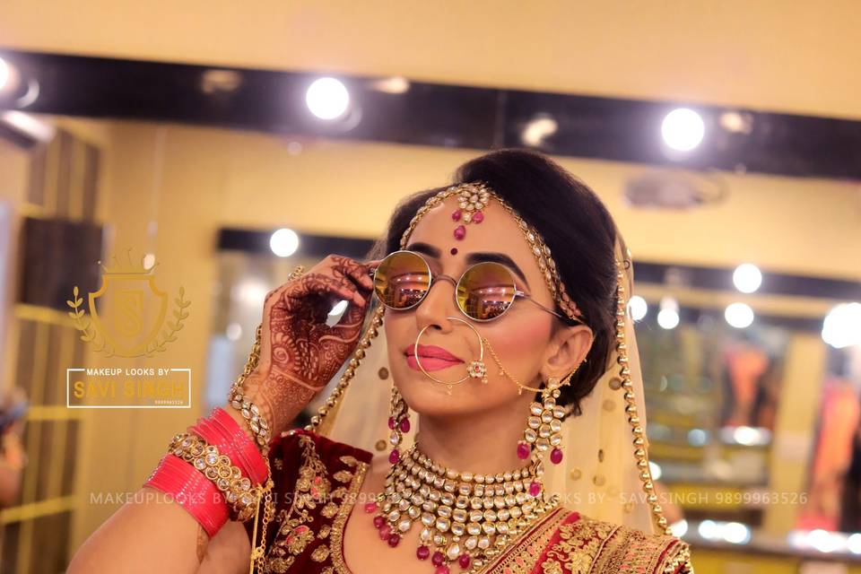 HD Bridal Makeup by Savi Singh