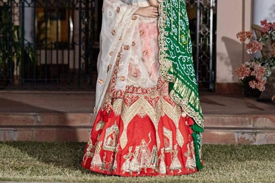 Bridal lehenga