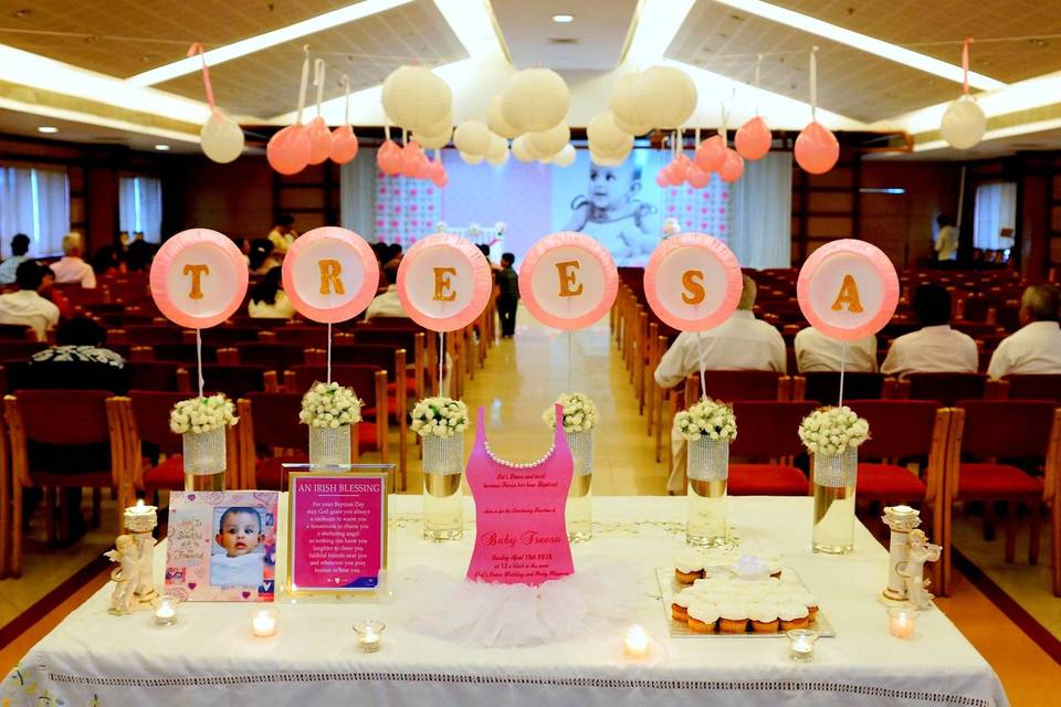 Baptism Candy Table