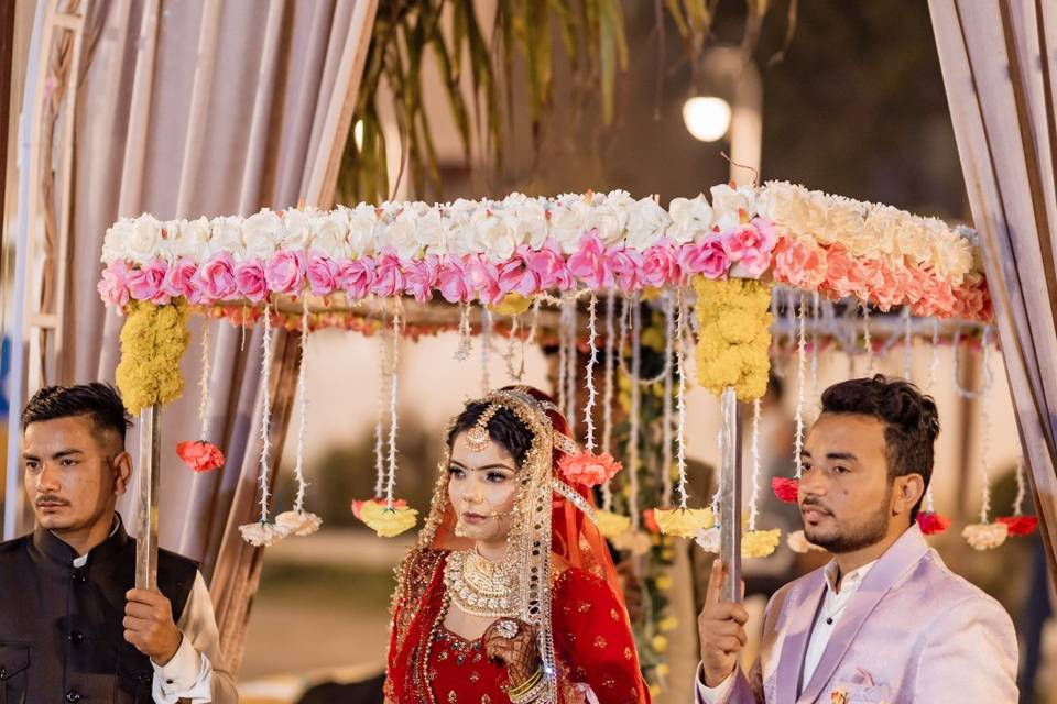 Bride entry