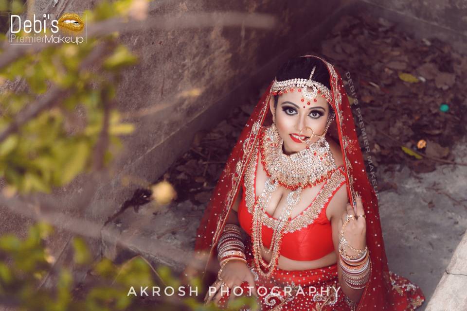 Non bengali bridal makeup