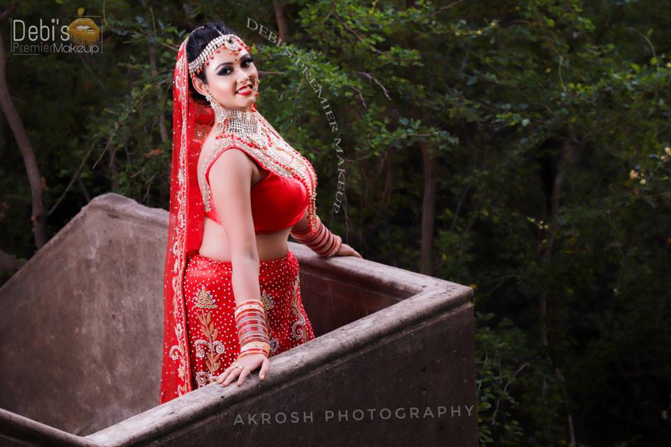 Non bengali bridal makeup