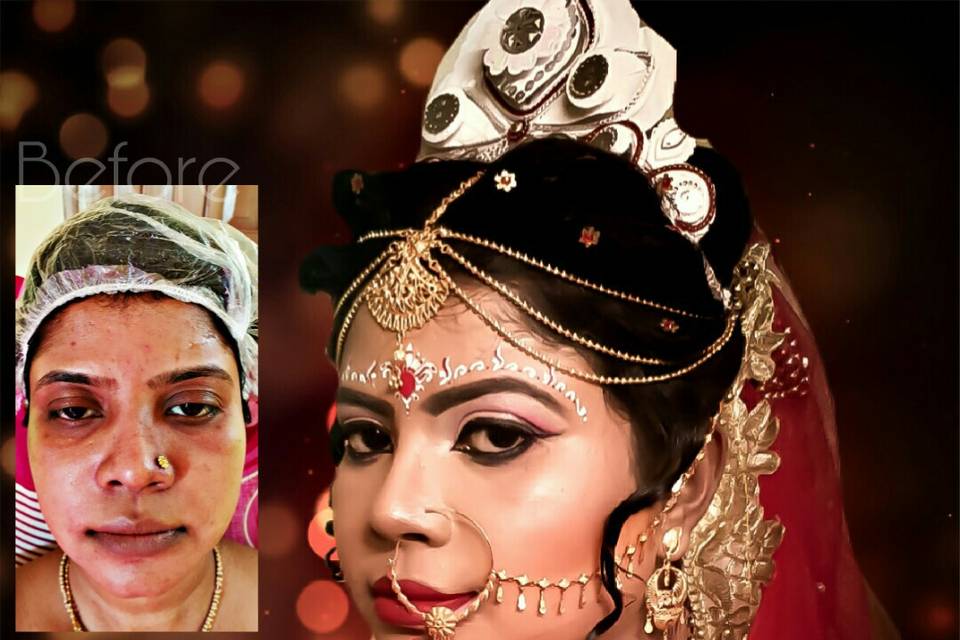 Bridal  HD makeup using MAC