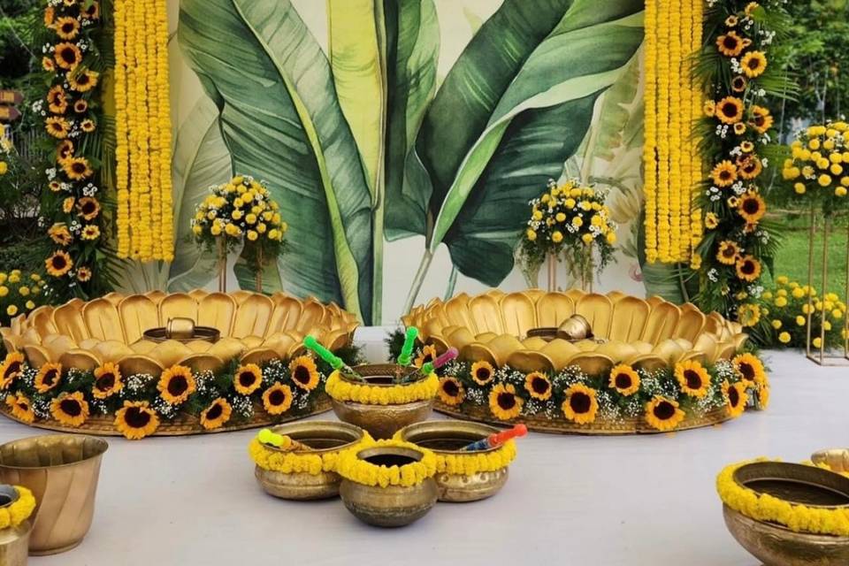 Haldi decor