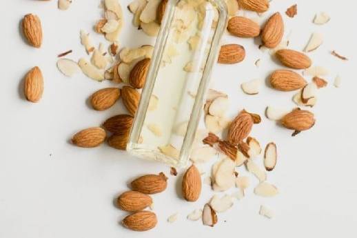 The pure almond oil