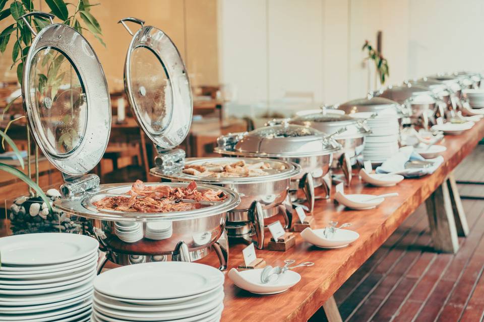 Catering setup