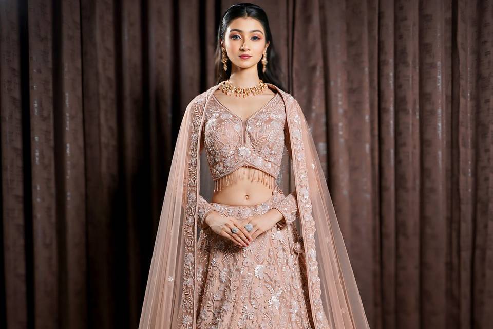 Reception wear lehenga