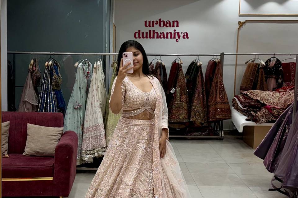 Reception wear lehenga