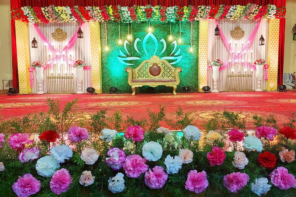 Wedding stage decoration