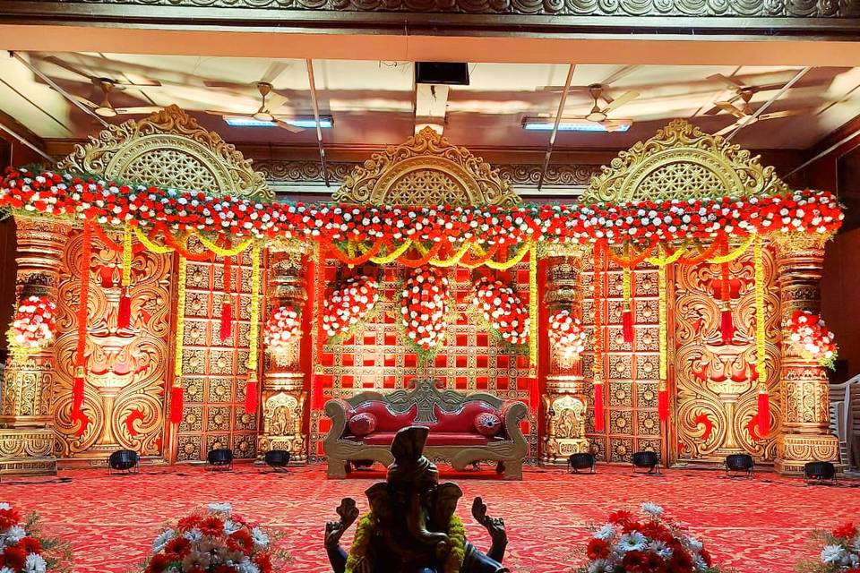 Wedding stage decoration