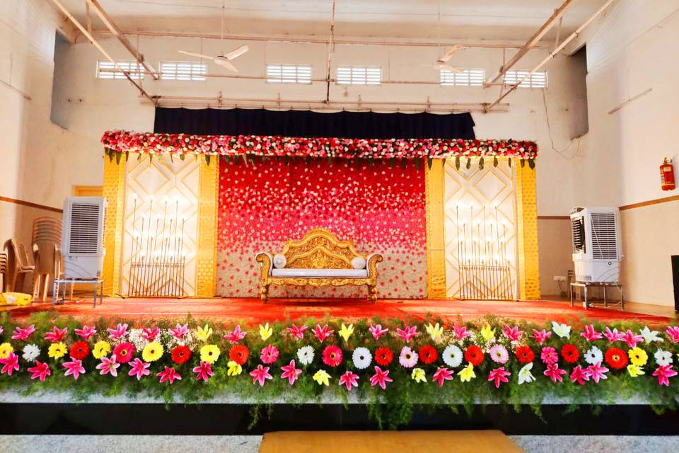 Wedding reception stage Decora