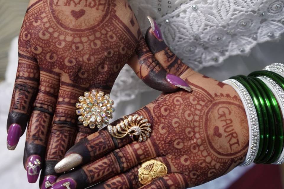 Engagement mehendi