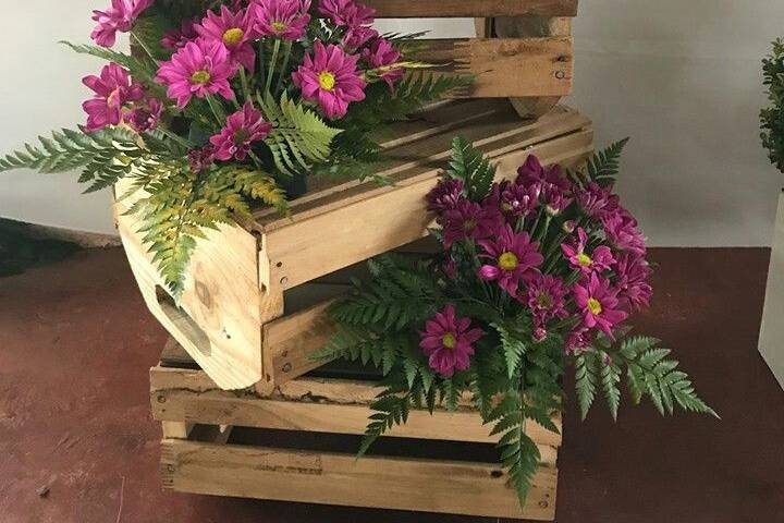 Purple Haldi Decor