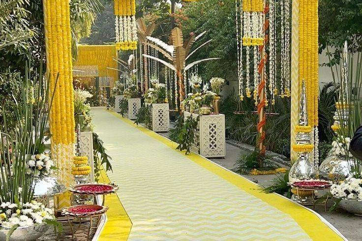 Haldi Entrance Decor