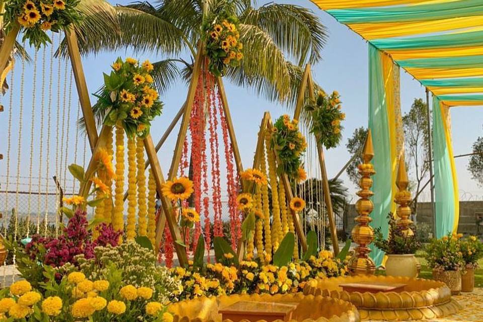 Haldi decor