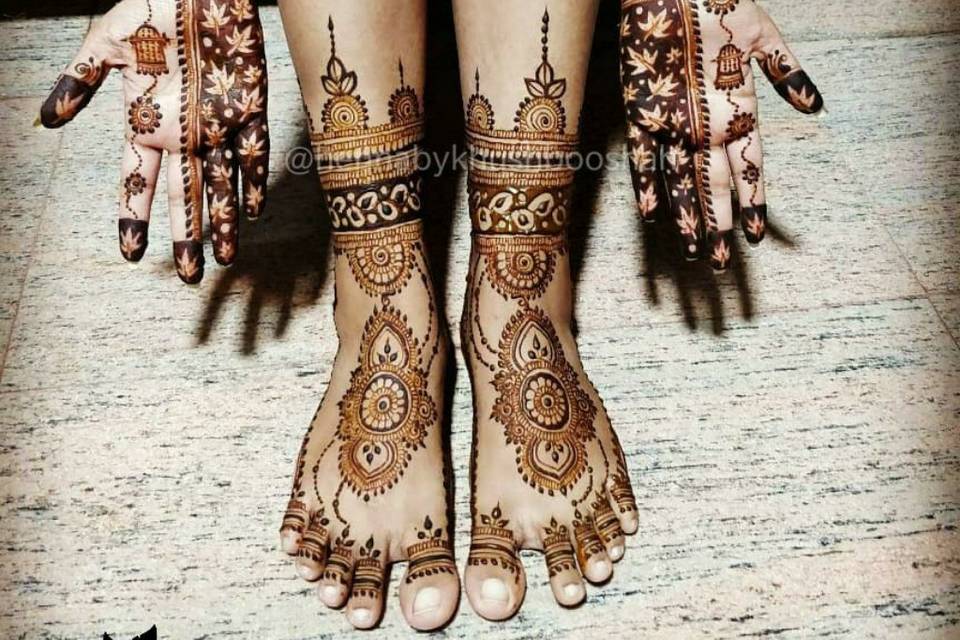 Mehendi Artist Khushboo Shah, Bangalore