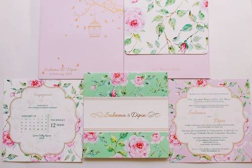 Wedding invitation card