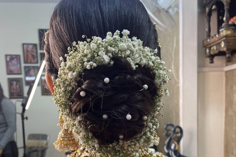 Bridal hair