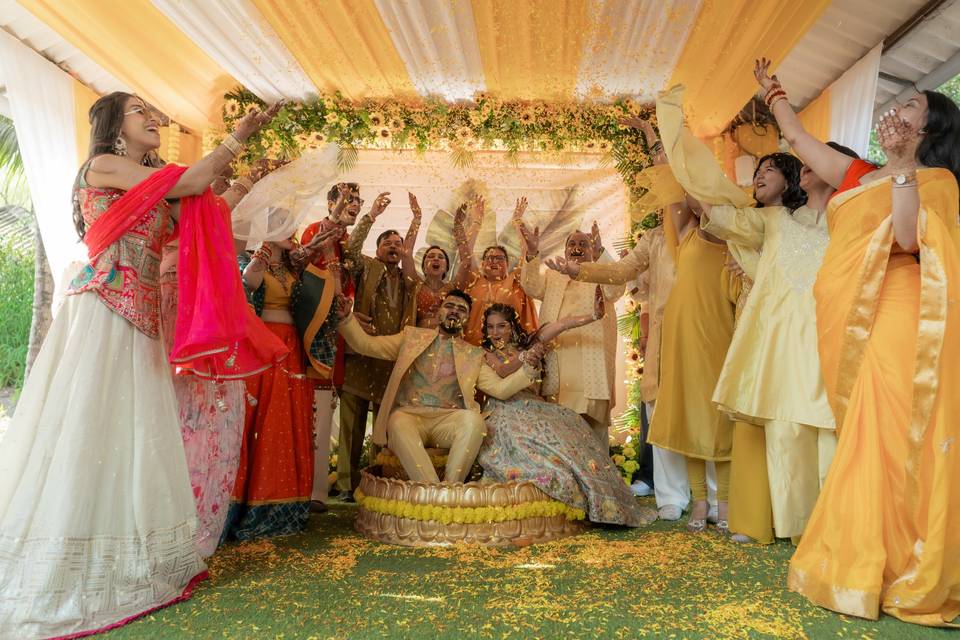 Urvash & Parul Haldi
