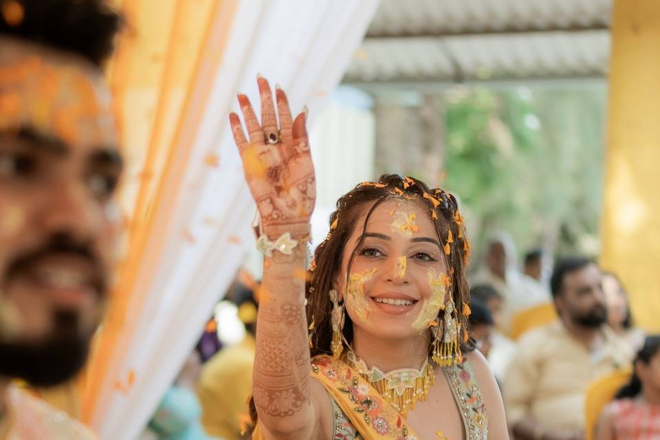 Urvash & Parul Haldi