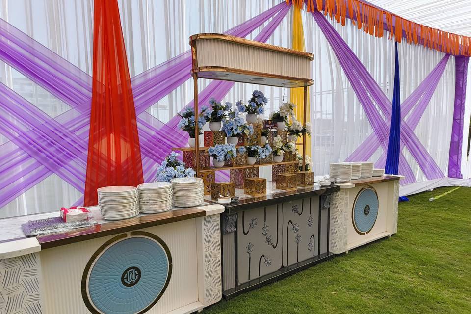 Catering setup