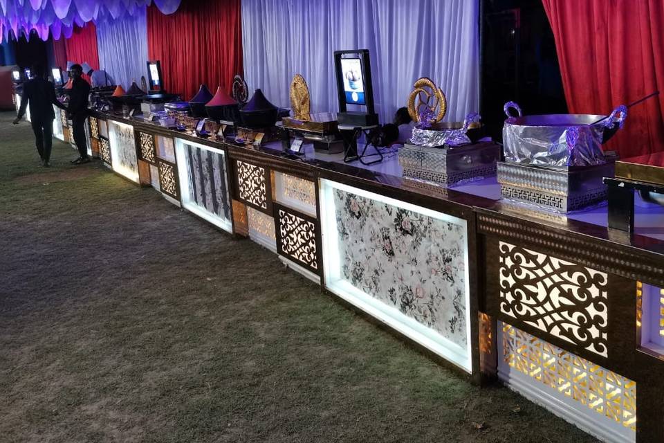 Catering setup