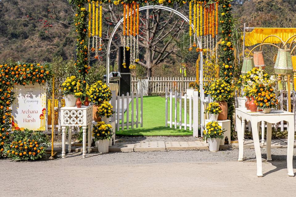 Haldi decor