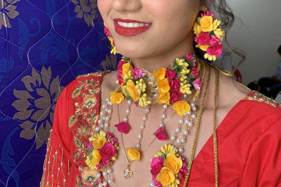 Bridal Haldi Makeup