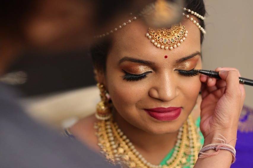 Bridal makeup